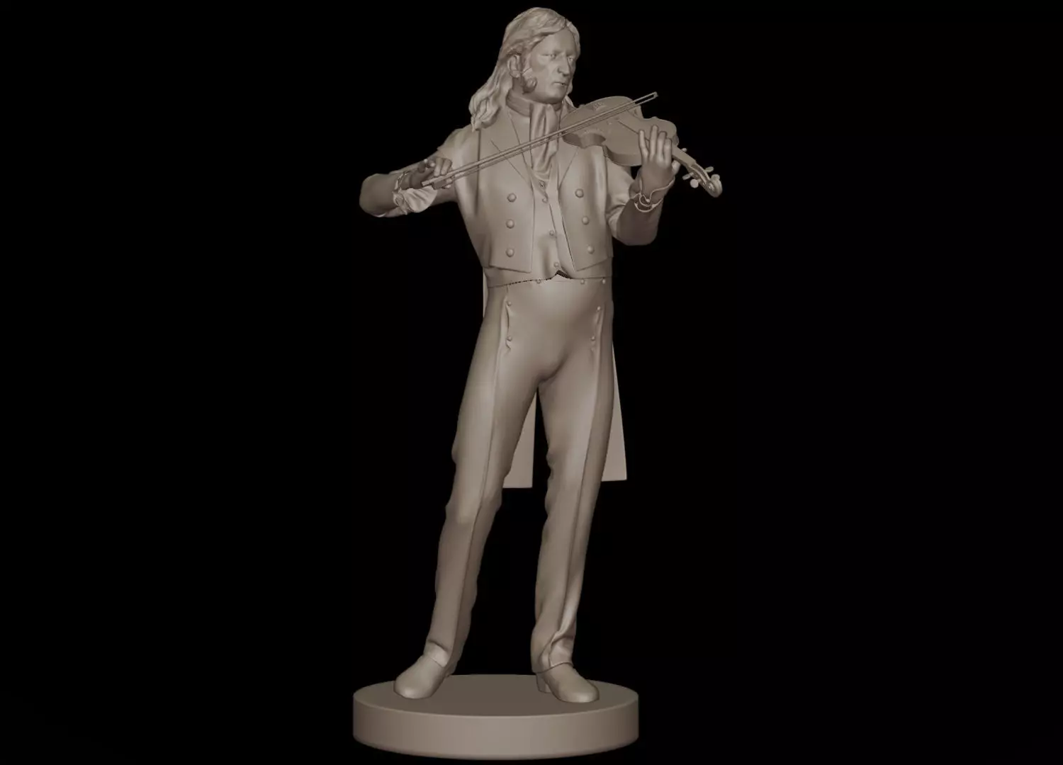 Violinist 3D print model_0