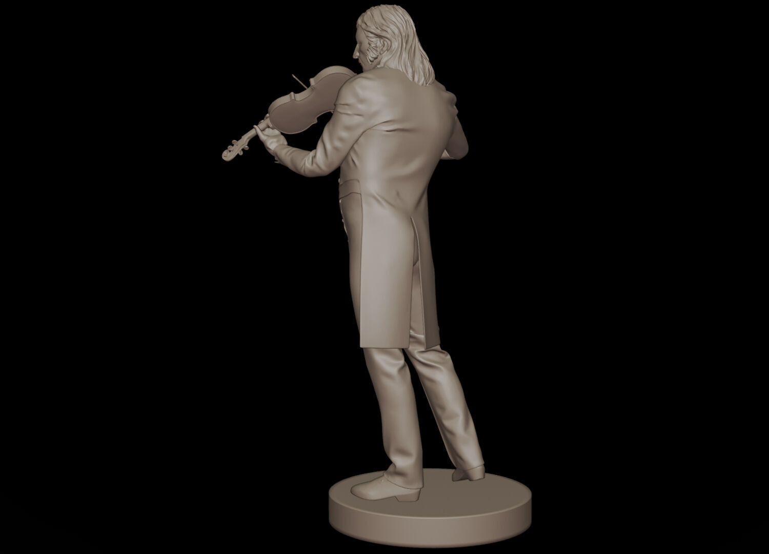 Violinist 3D print model_5