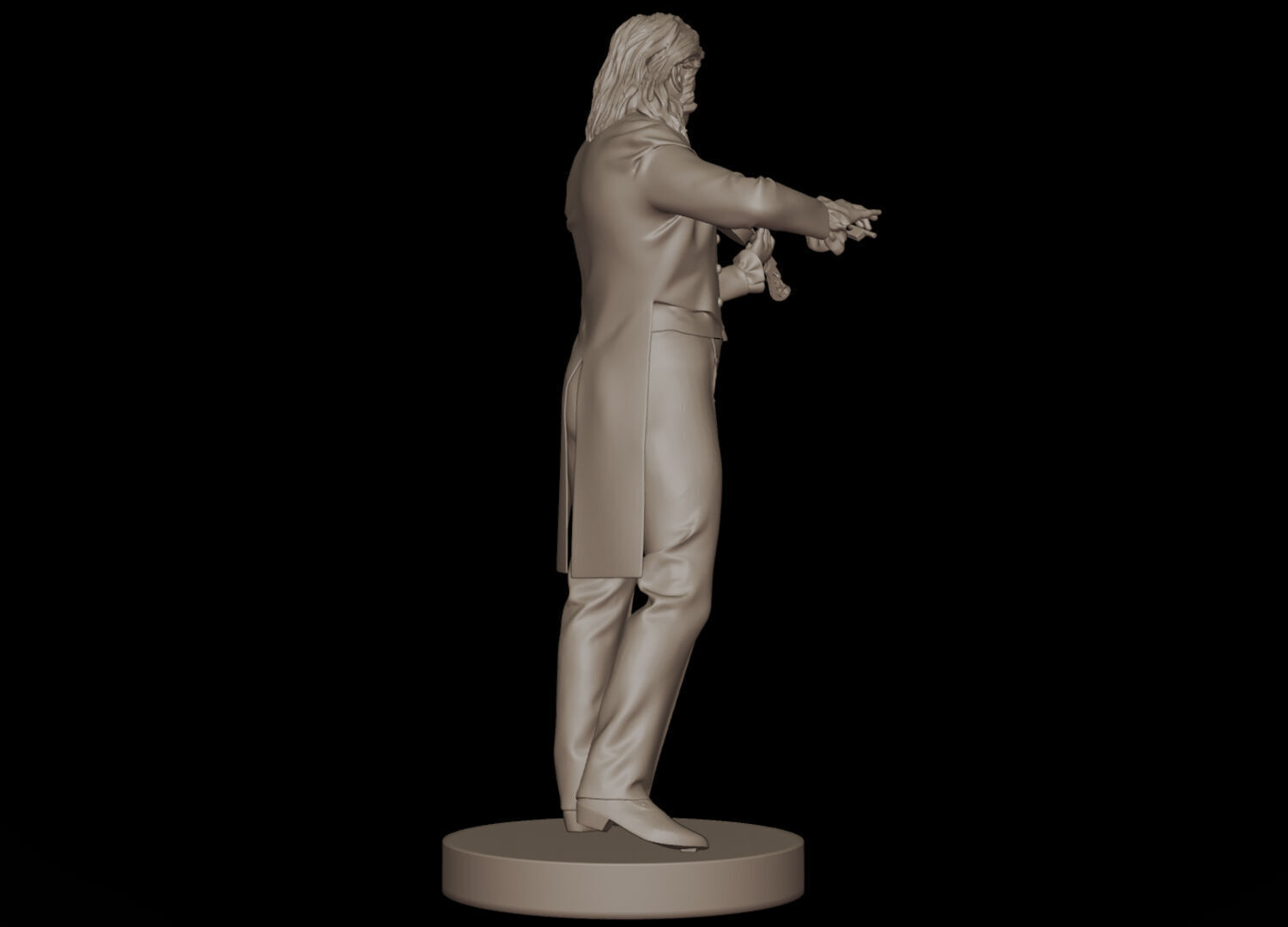 Violinist 3D print model_4