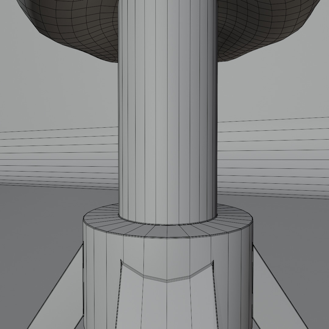 Realistic Wooden Training Dummy Stylized Scarecrow Target Model Low-poly 3D model_9