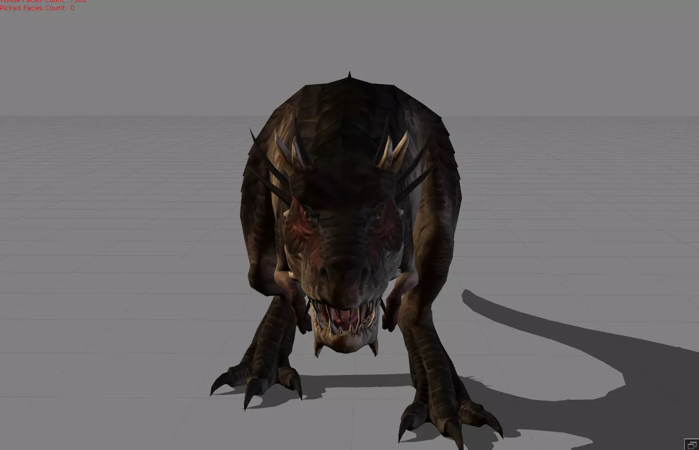 Tyrannosaurs Animal Low-poly 3D model_0