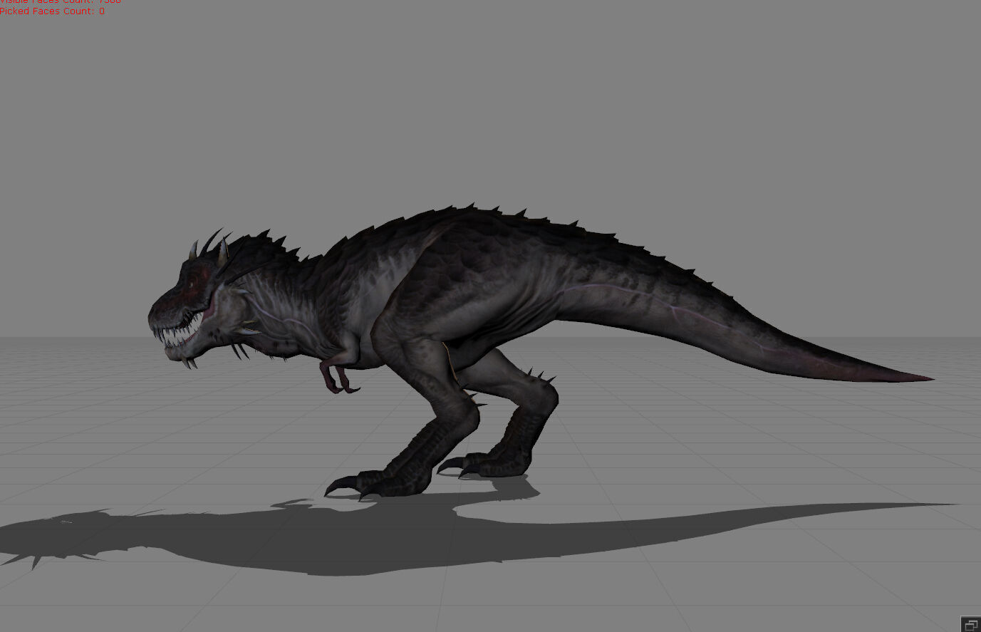 Tyrannosaurs Animal Low-poly 3D model_3