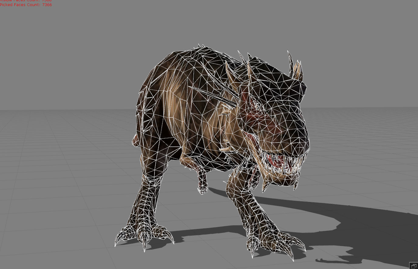 Tyrannosaurs Animal Low-poly 3D model_4