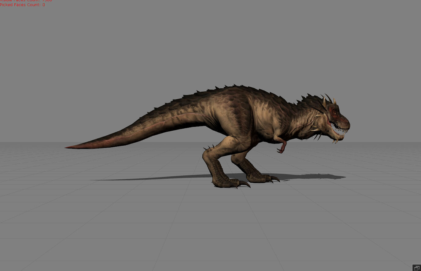 Tyrannosaurs Animal Low-poly 3D model_1
