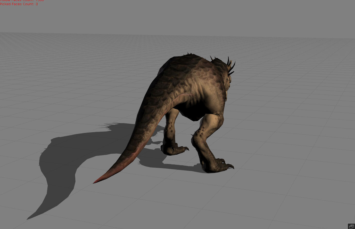 Tyrannosaurs Animal Low-poly 3D model_2