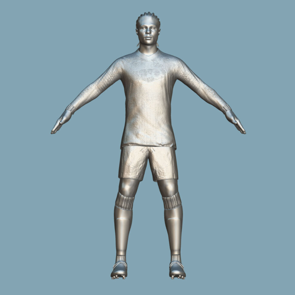 T-Pose Rigged Serge Gnabry Bayern Munich 24-25 3D model_3