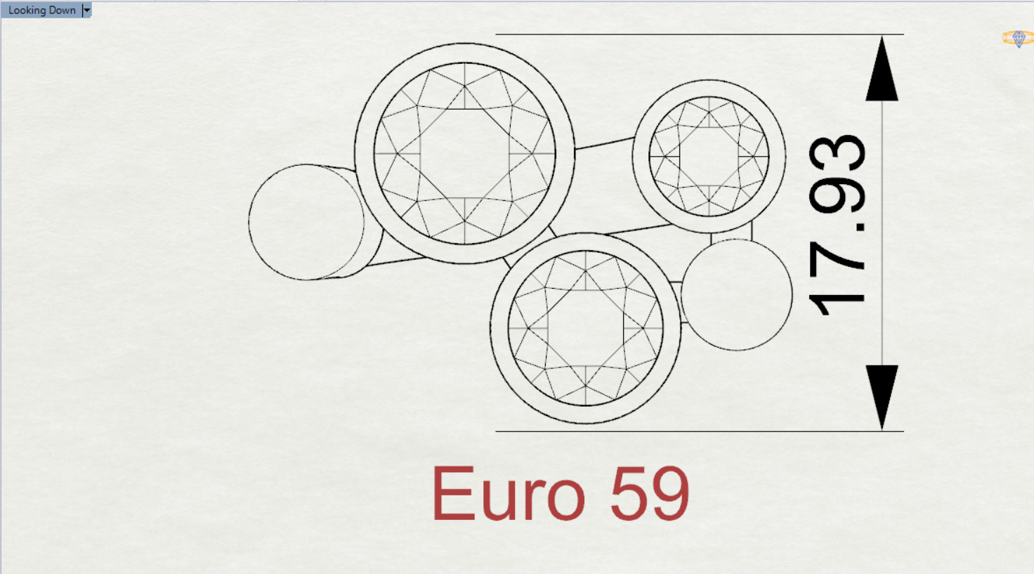 Women gold Ring jr00150 3D print model_21