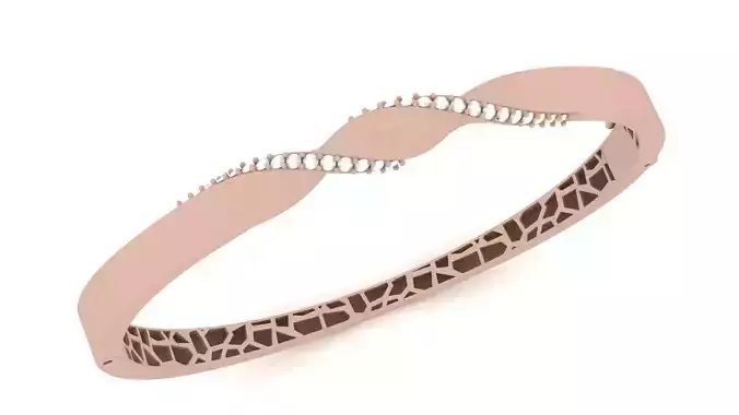 Luxury Bracelet 0039 - Bangle - Twist