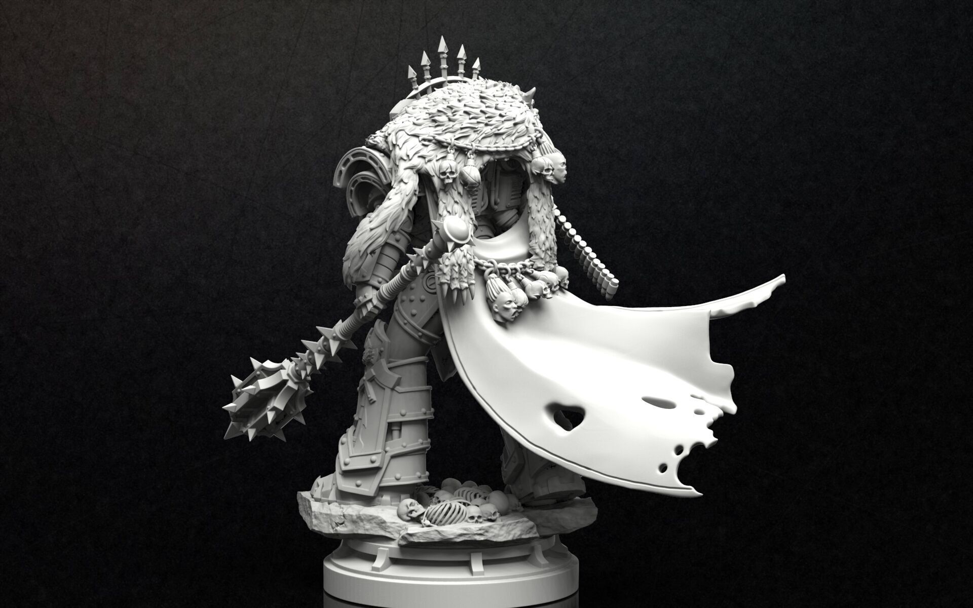 THE MASTER OF WAR KNIGHT 3D print model_3