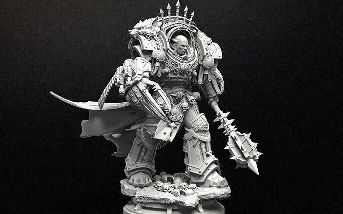 THE MASTER OF WAR KNIGHT 3D print model