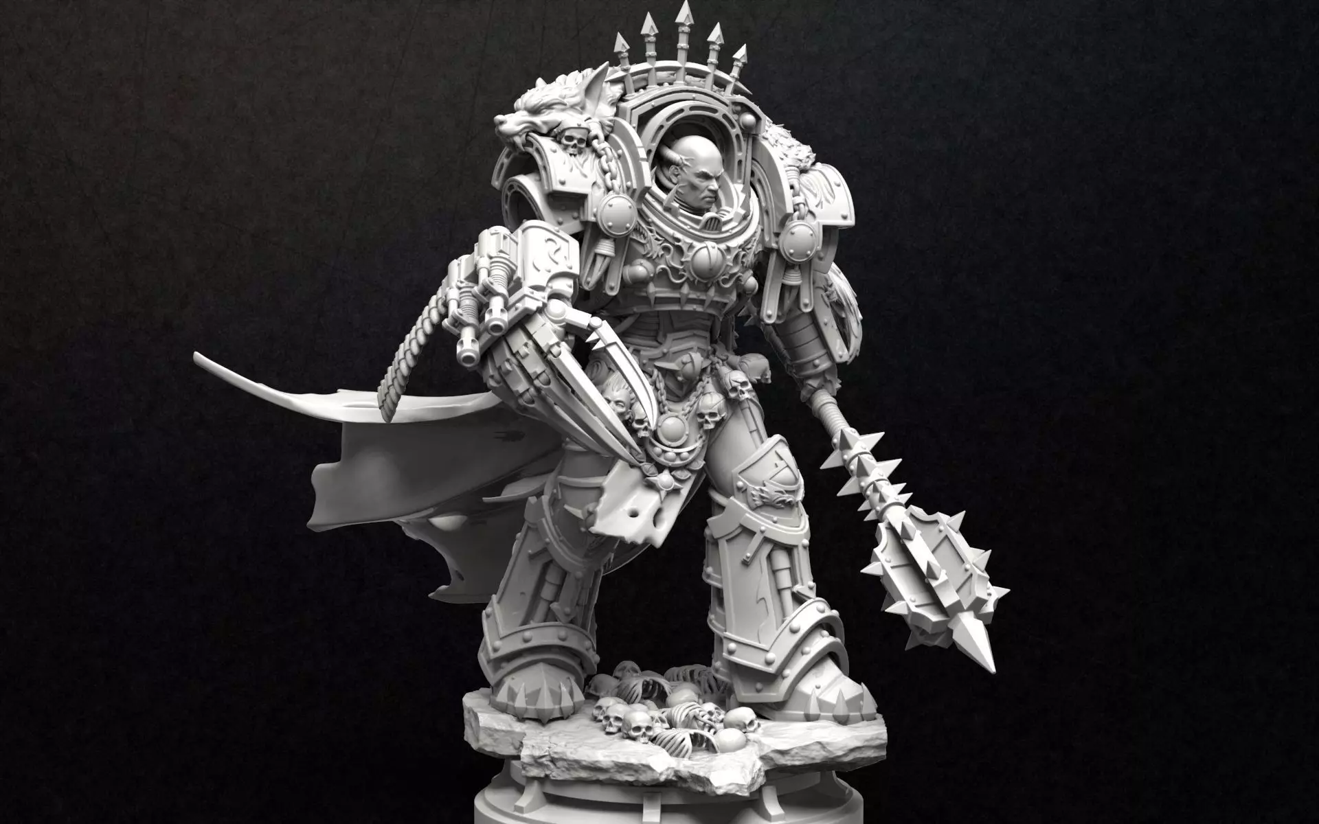 THE MASTER OF WAR KNIGHT 3D print model_0