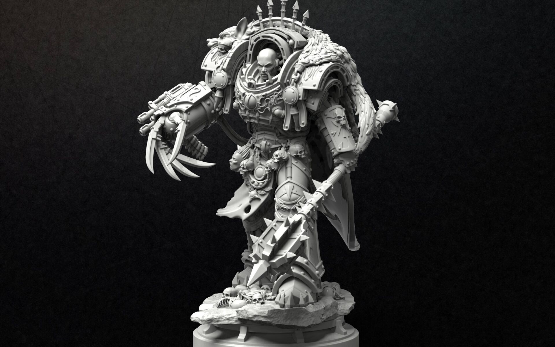 THE MASTER OF WAR KNIGHT 3D print model_1