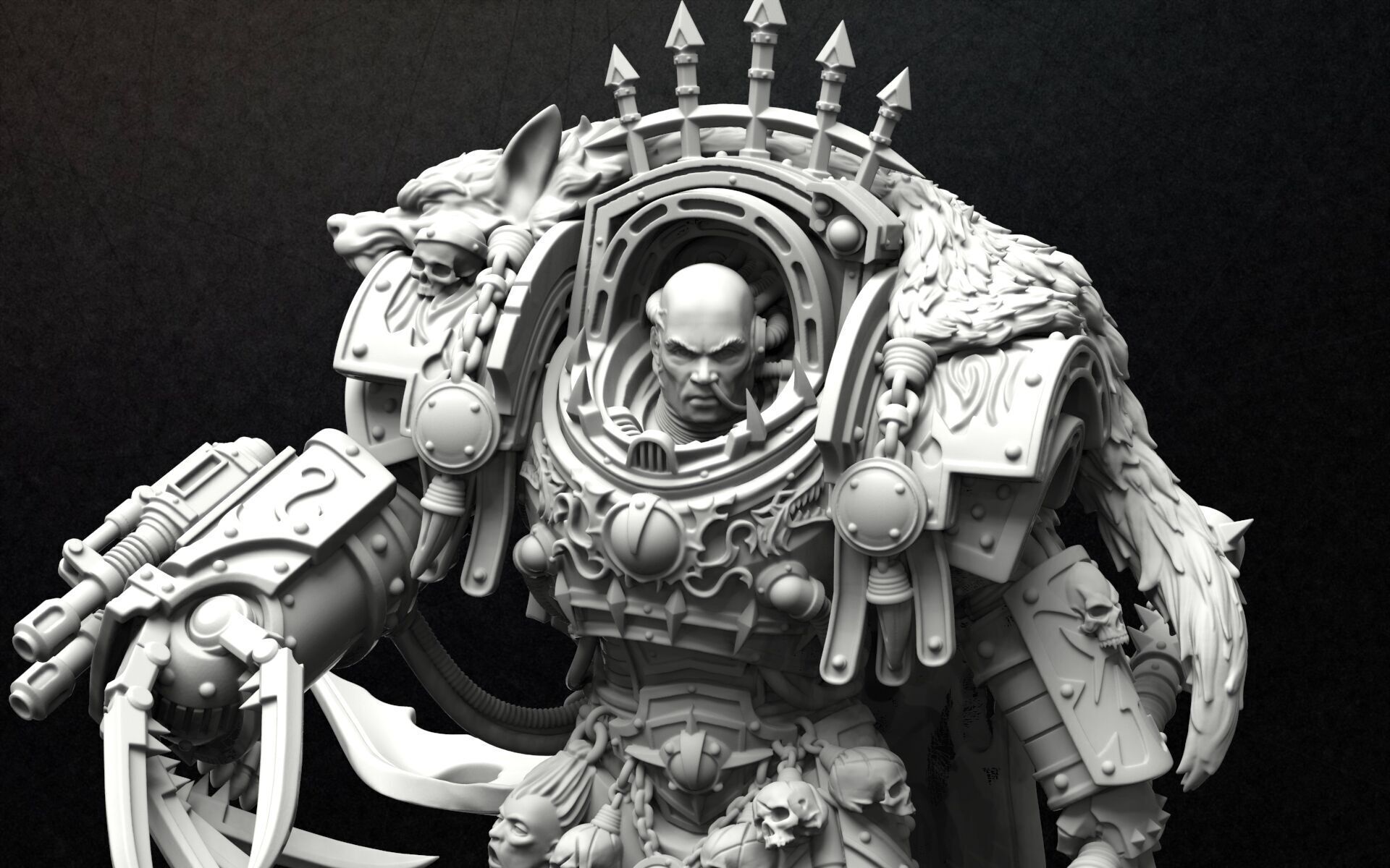 THE MASTER OF WAR KNIGHT 3D print model_2