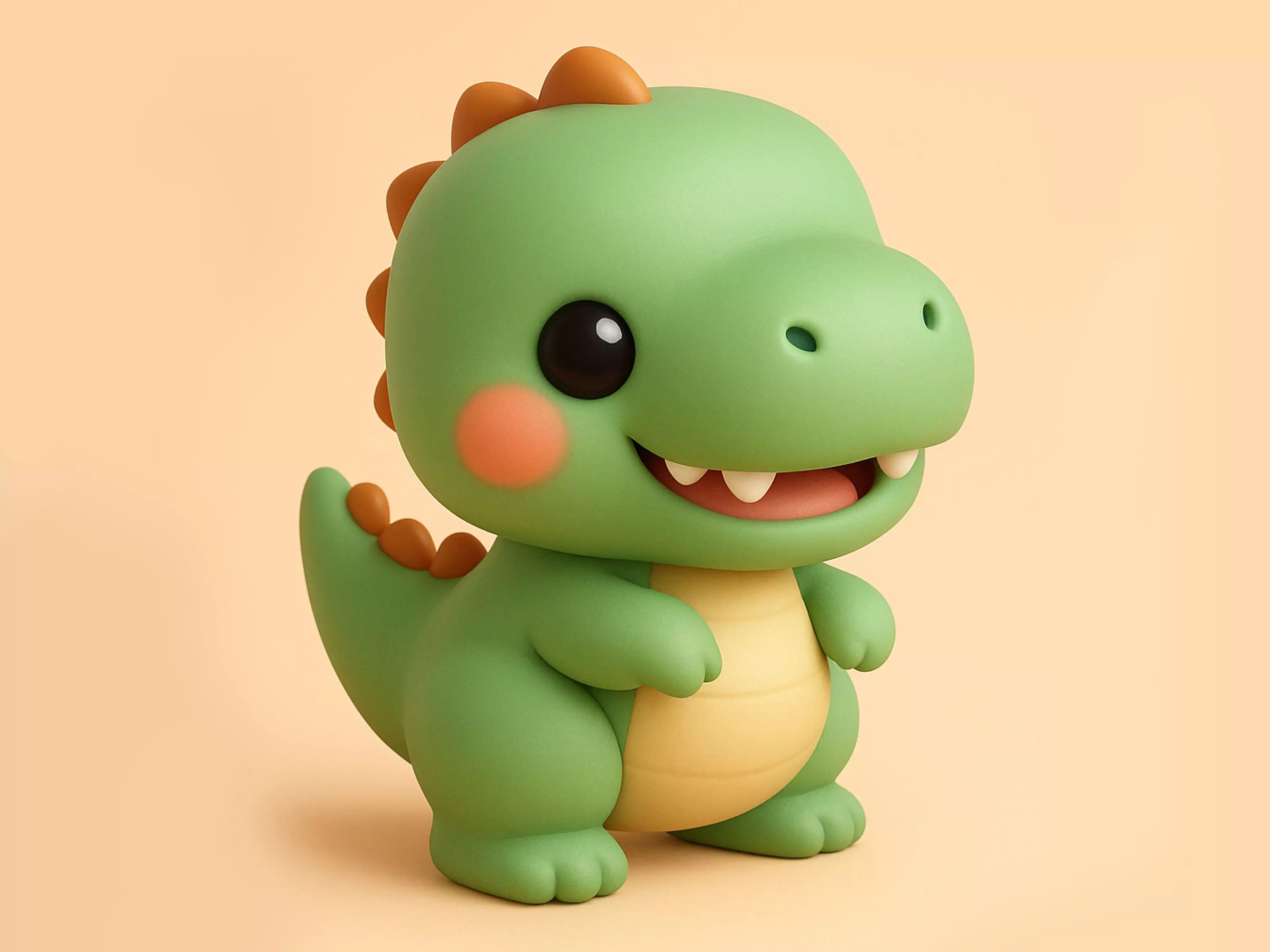Kawaii T-Rex 3D Free 3D print model