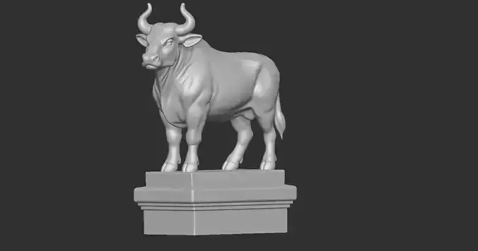 Buffalo Statue 