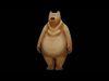 Cartoon Style Brown Bear Low-poly 3D model_1