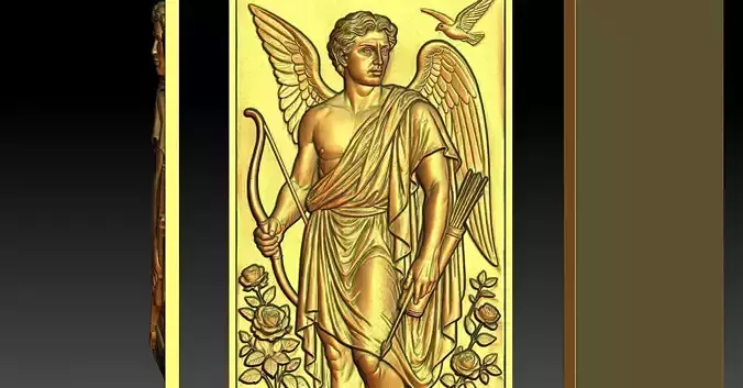 1 Roman God CNC Relief Model 3D print model