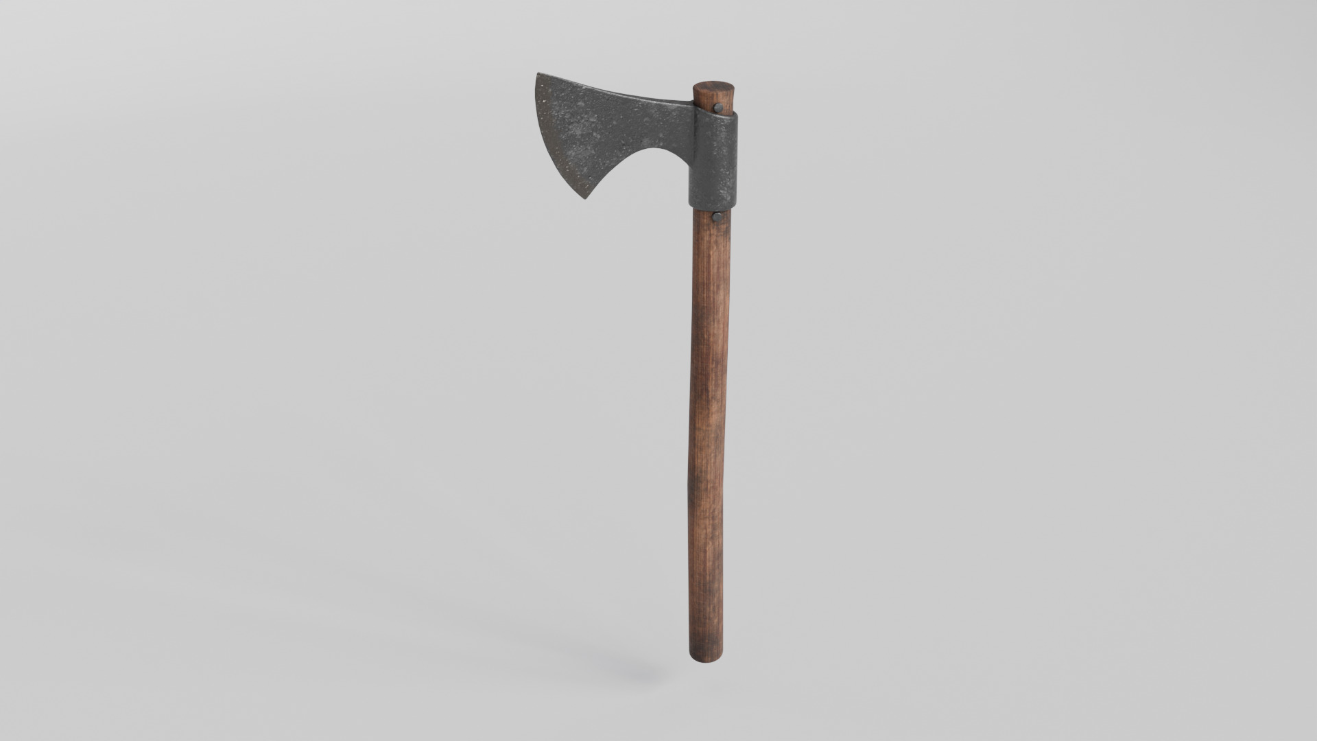 3D Medieval One Handed Axe Game Ready PBR Low-poly 3D model_2