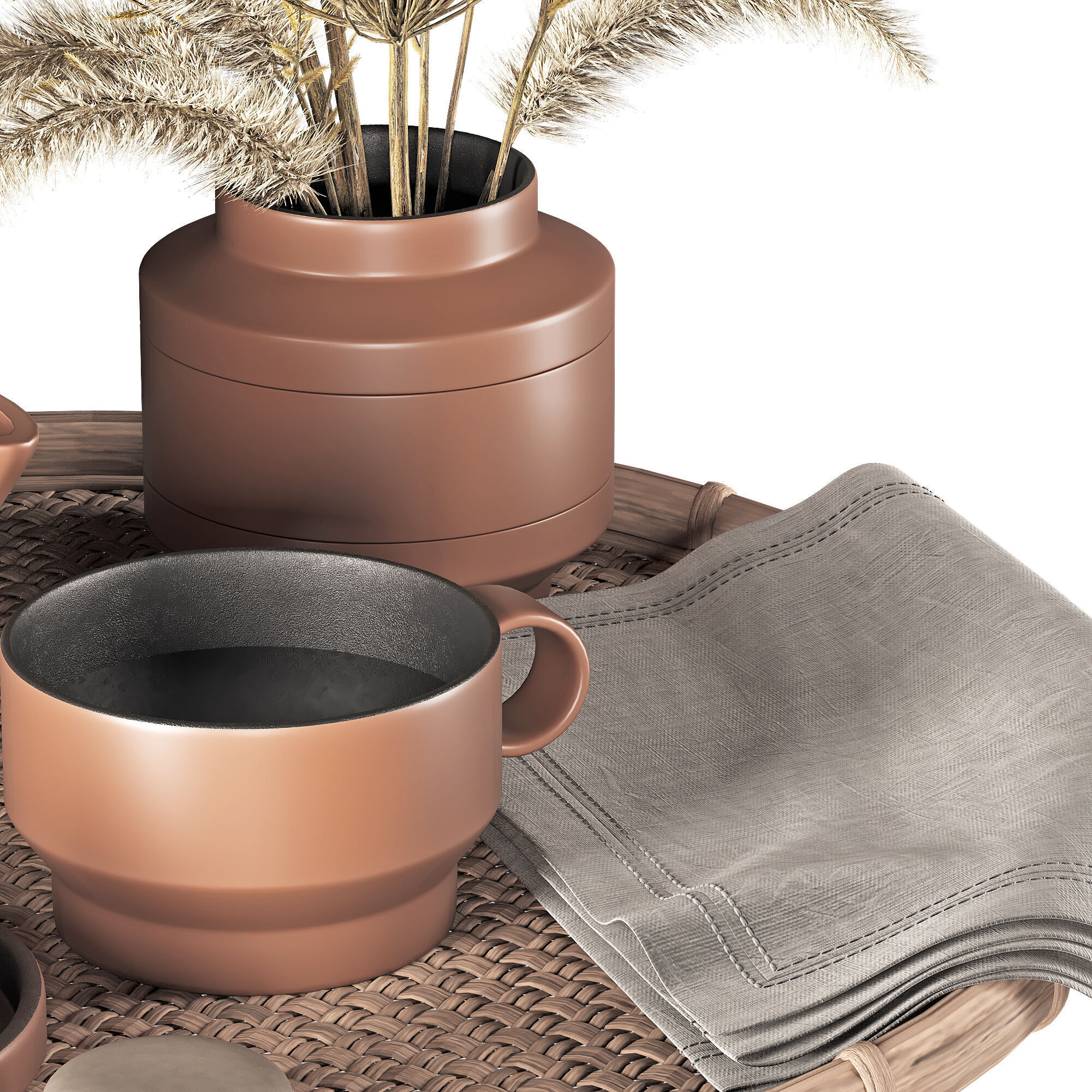 decorative set37 3D model_2