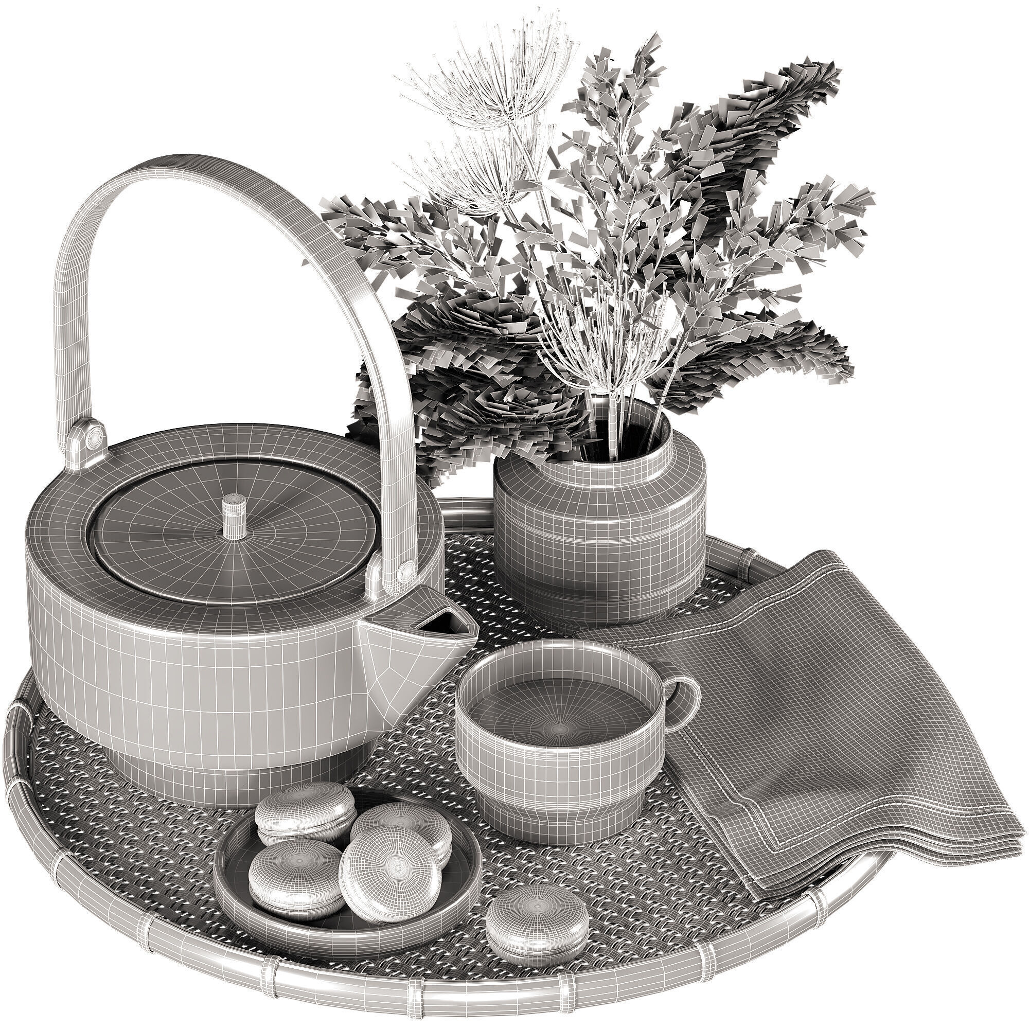 decorative set37 3D model_3