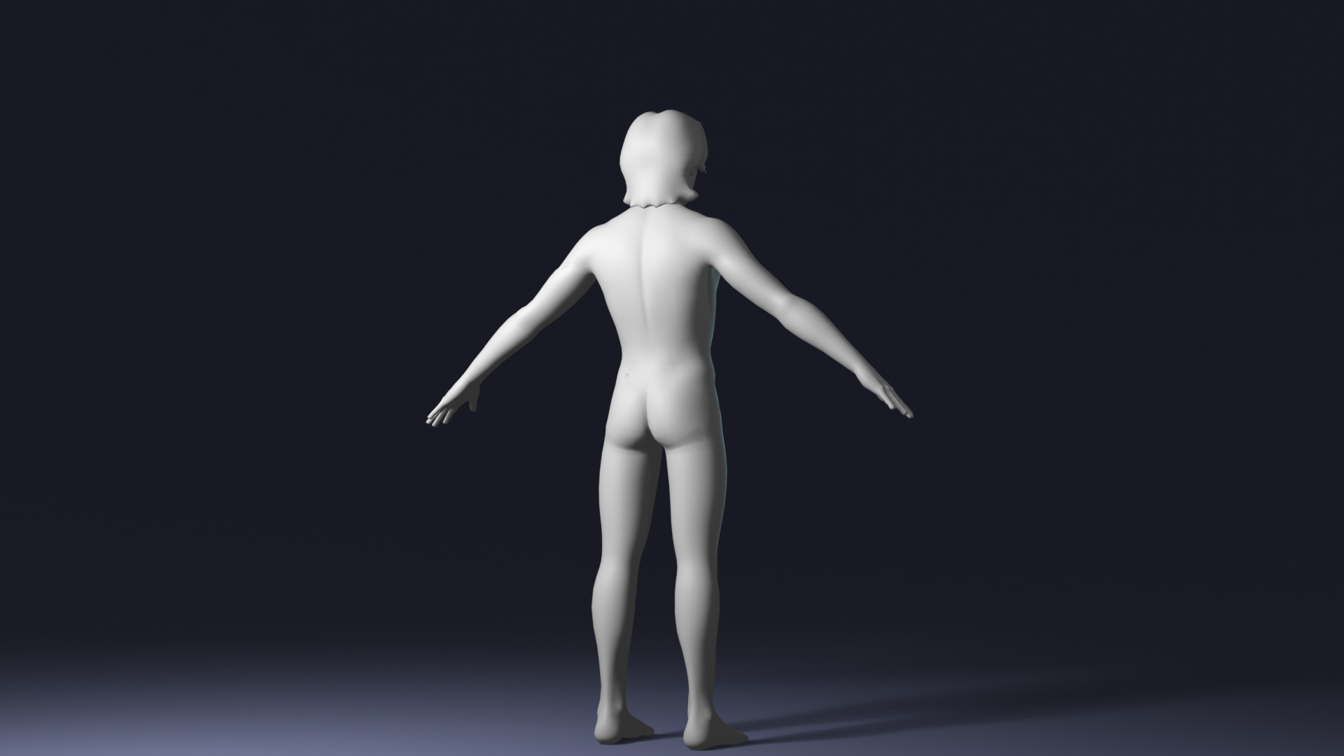 Stylized Male Female Body Base IK FK Face Rig Animation Ready Low-poly 3D model_14