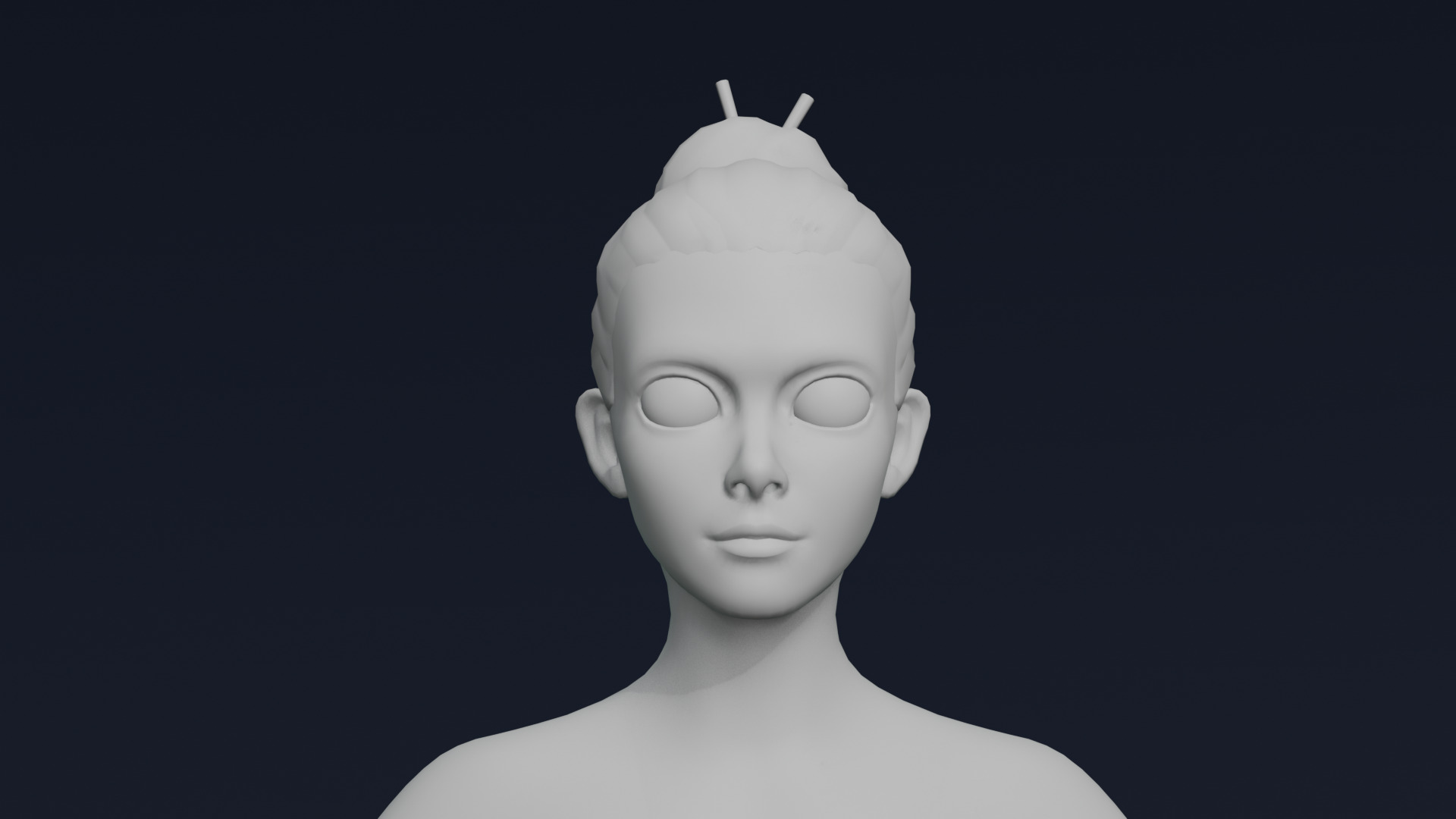 Stylized Male Female Body Base IK FK Face Rig Animation Ready Low-poly 3D model_36