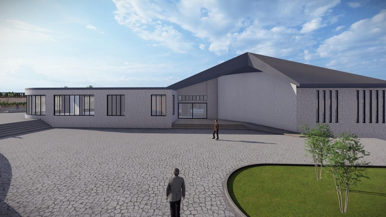 Urban Book Passage Architectural Concept Design 3D model_19