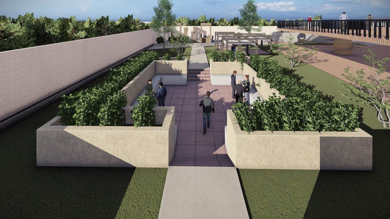 Urban Book Passage Architectural Concept Design 3D model_6