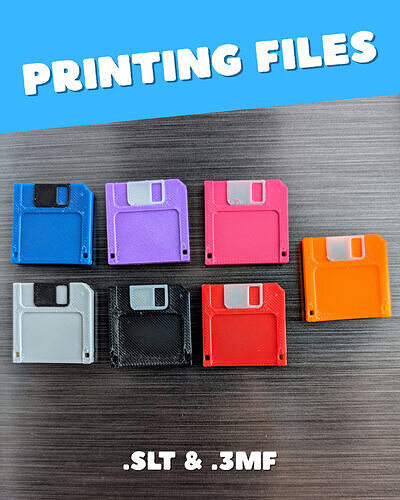 Retro Floppy Disk Magnet 3D print model