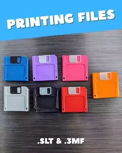 Retro Floppy Disk Magnet