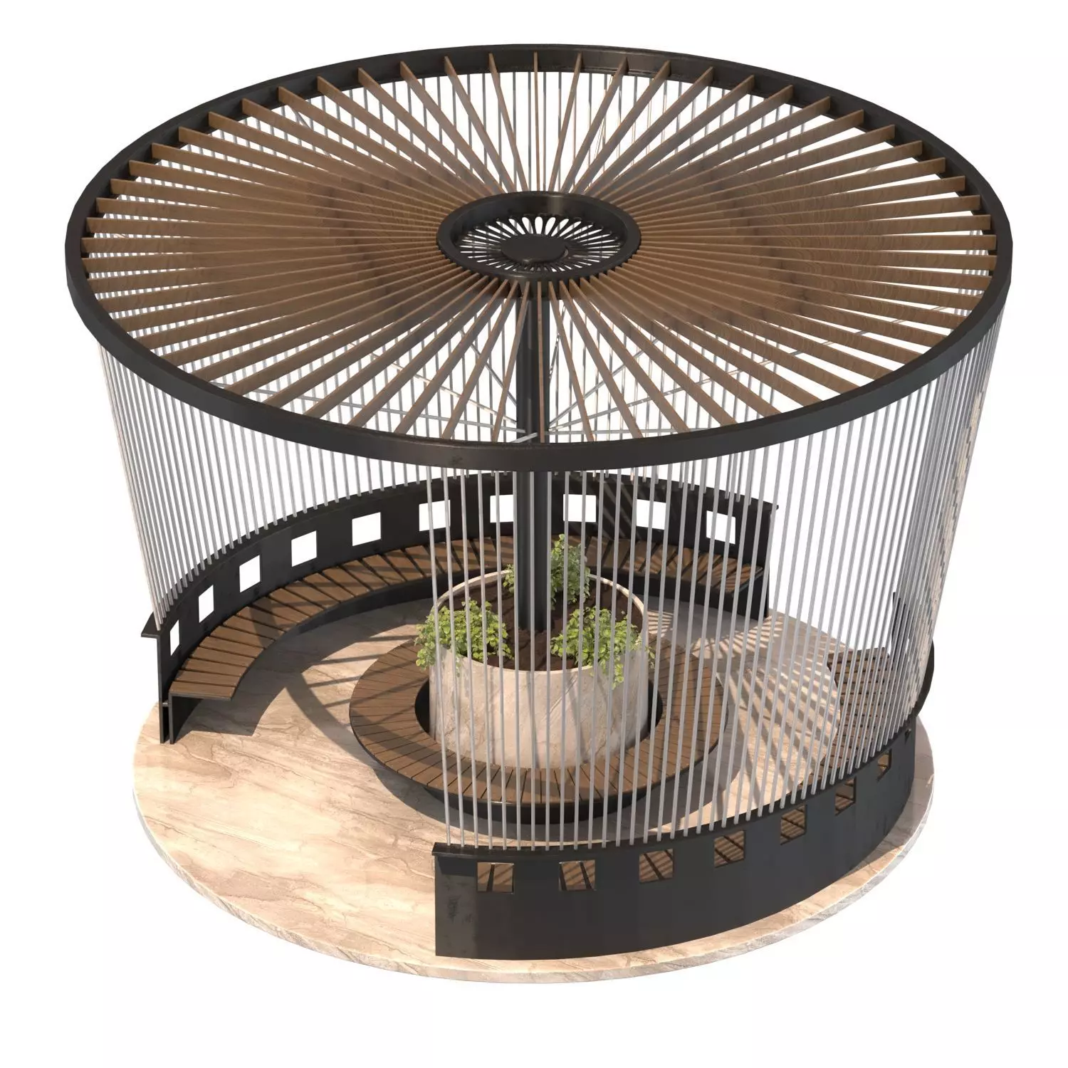 Urban Furniture 06 3D model_0