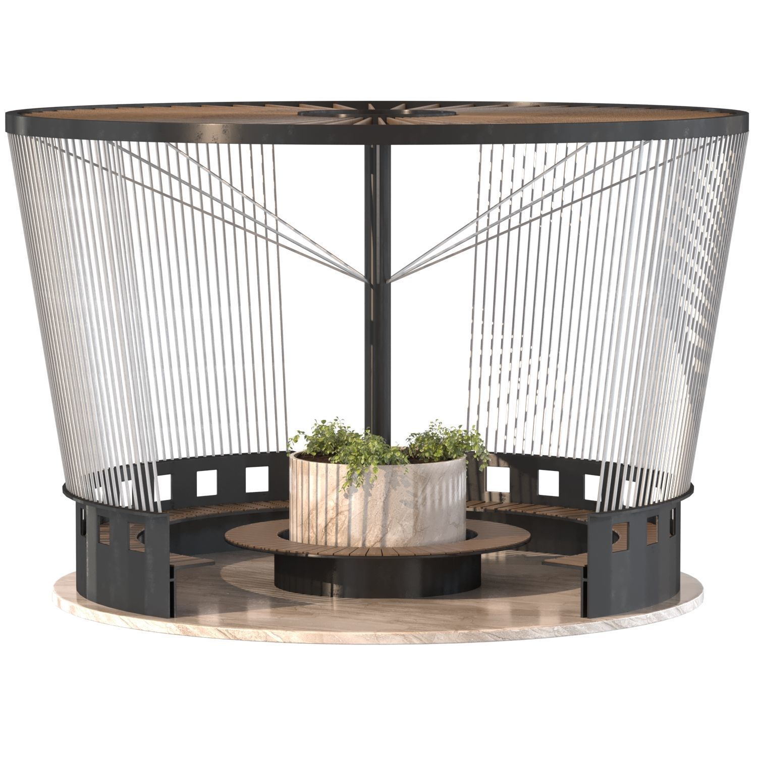 Urban Furniture 06 3D model_1