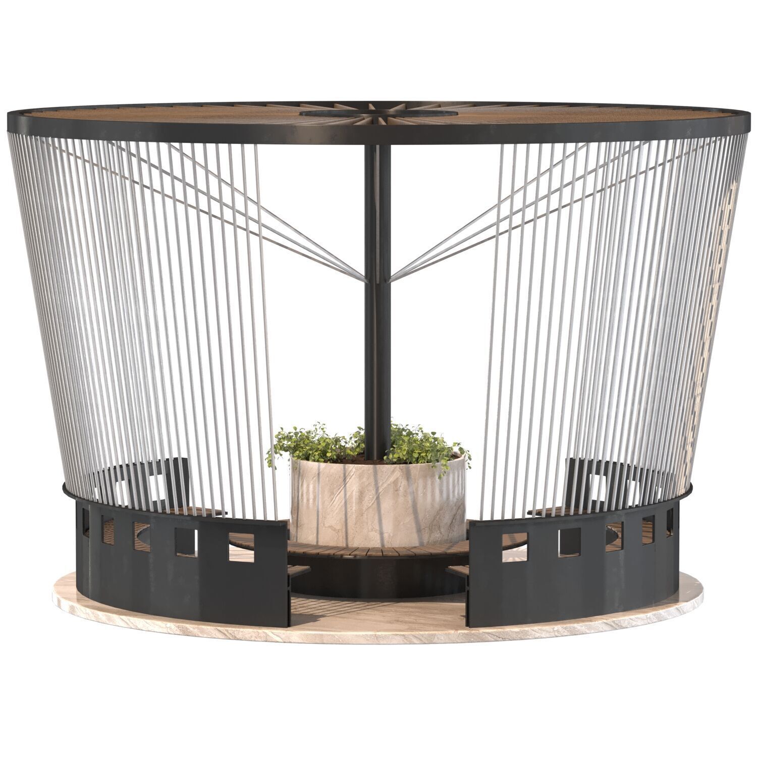 Urban Furniture 06 3D model_3