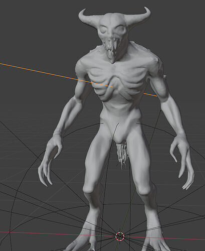 The Memory Leech Low-poly 3D model