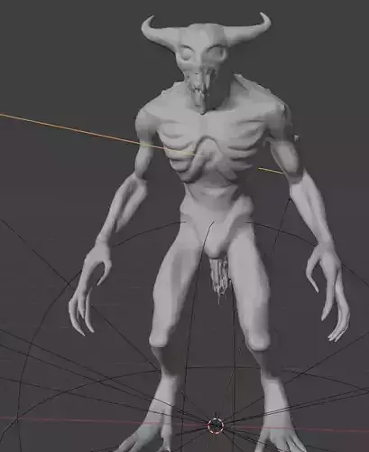 The Memory Leech Low-poly 3D model