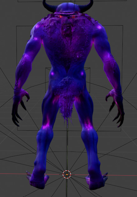 The Memory Leech Low-poly 3D model_2