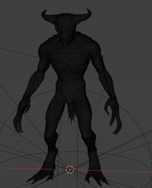 The Memory Leech Low-poly 3D model_1