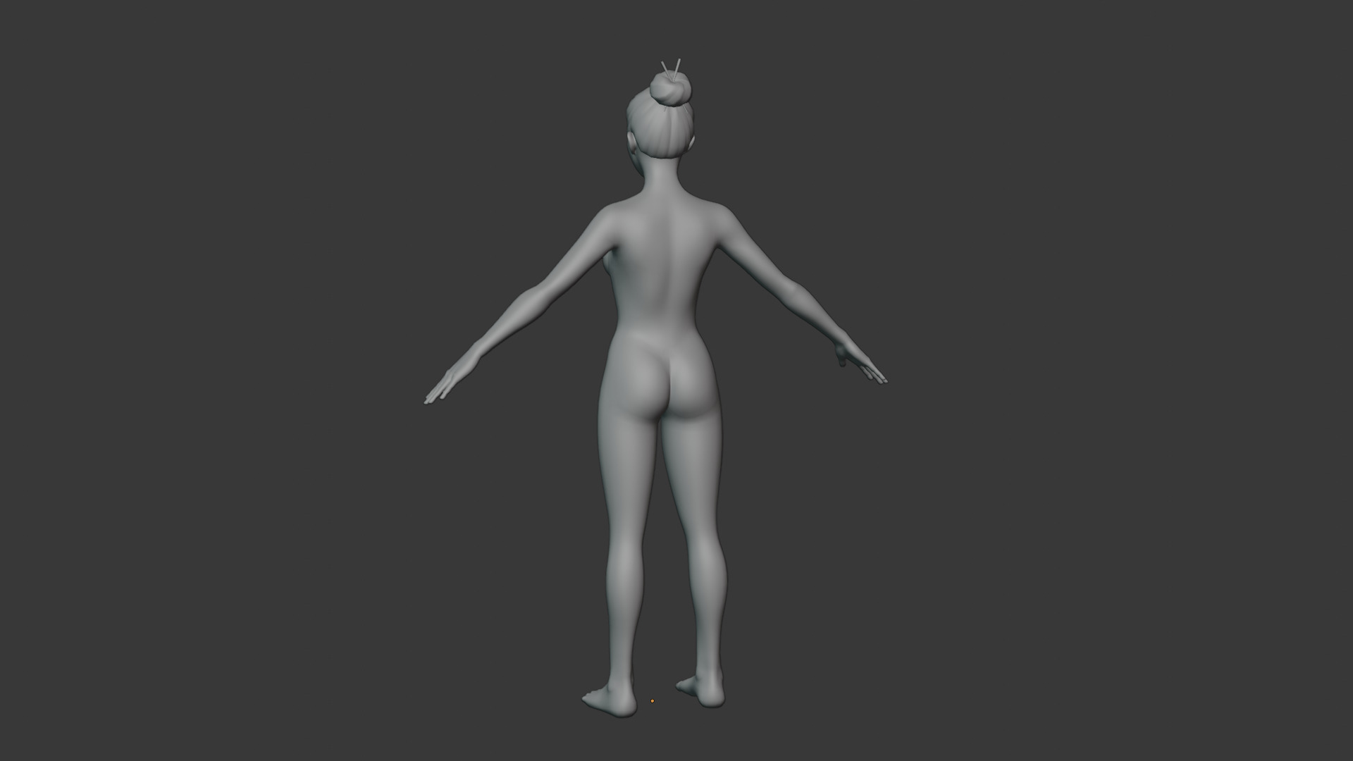 Stylized Human Body Base Mesh 3D Model  IK FK Face Rig 3D Model Collection_44