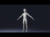 Stylized Human Body Base Mesh 3D Model  IK FK Face Rig 3D Model Collection_2