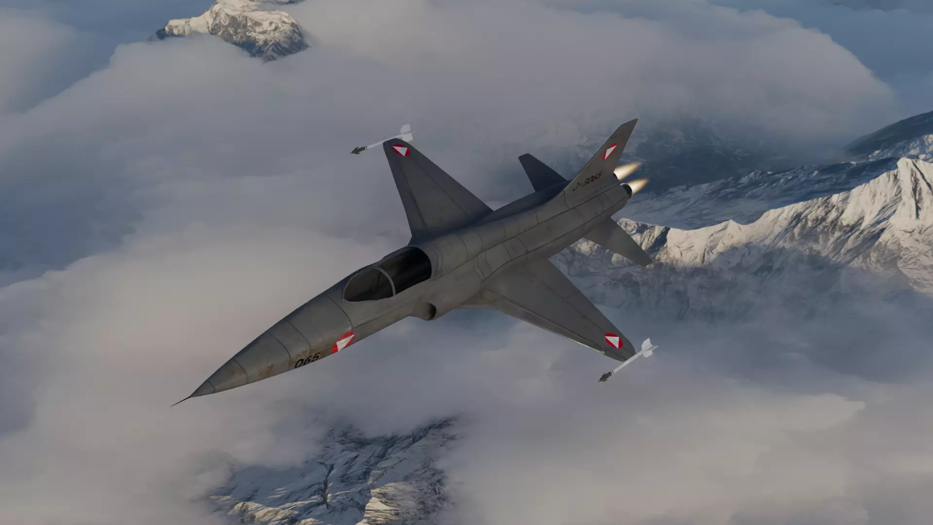 F-5E Tiger II 3D model_0