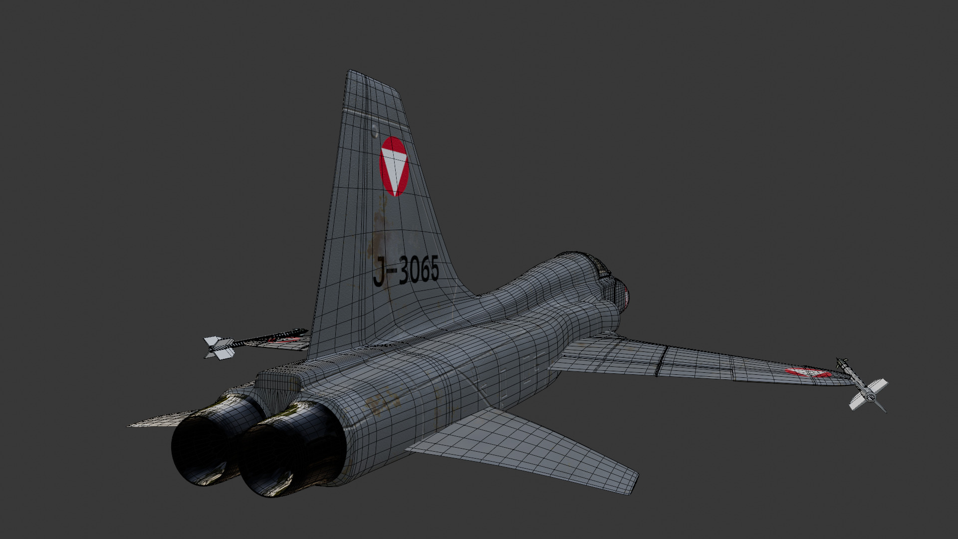 F-5E Tiger II 3D model_6
