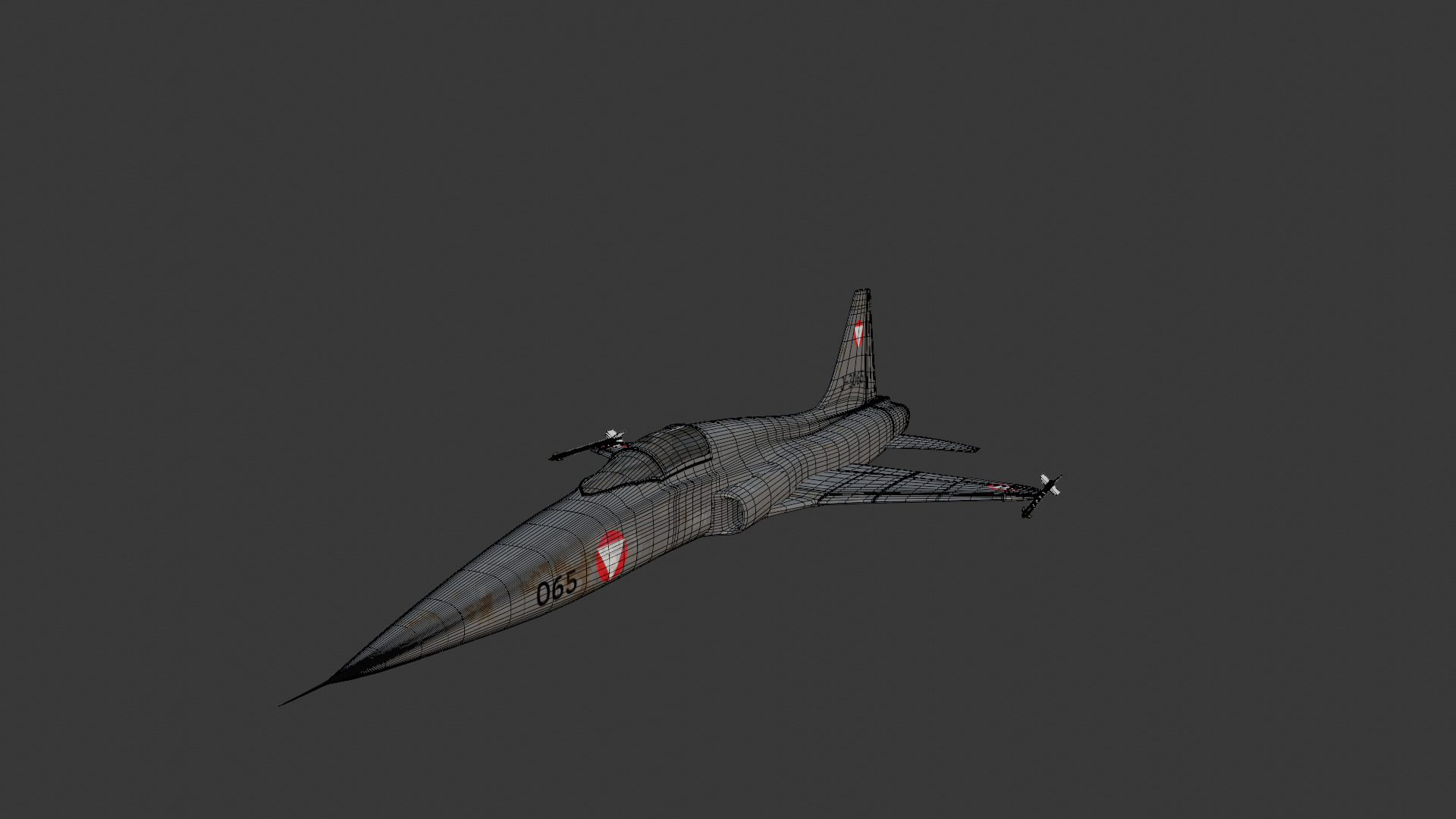 F-5E Tiger II 3D model_5