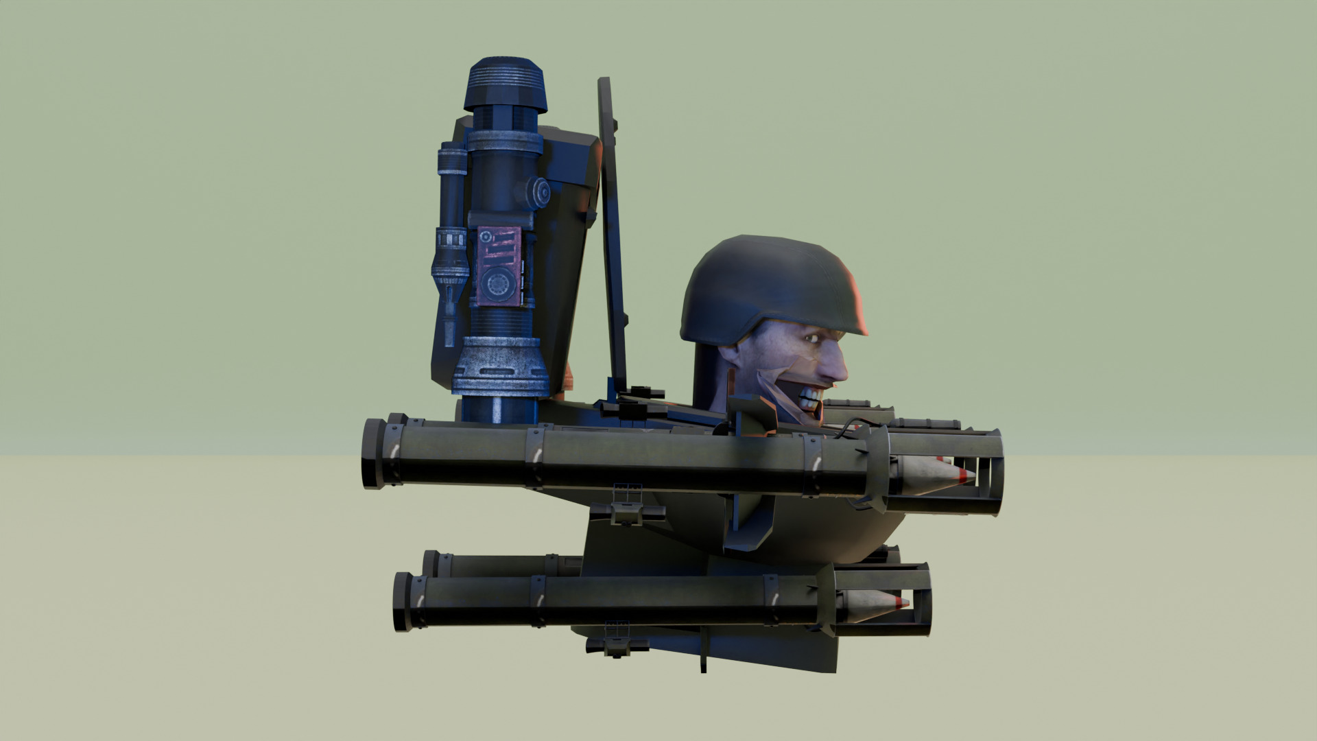 exa-Claw Skibidi Toilet 3D model_4