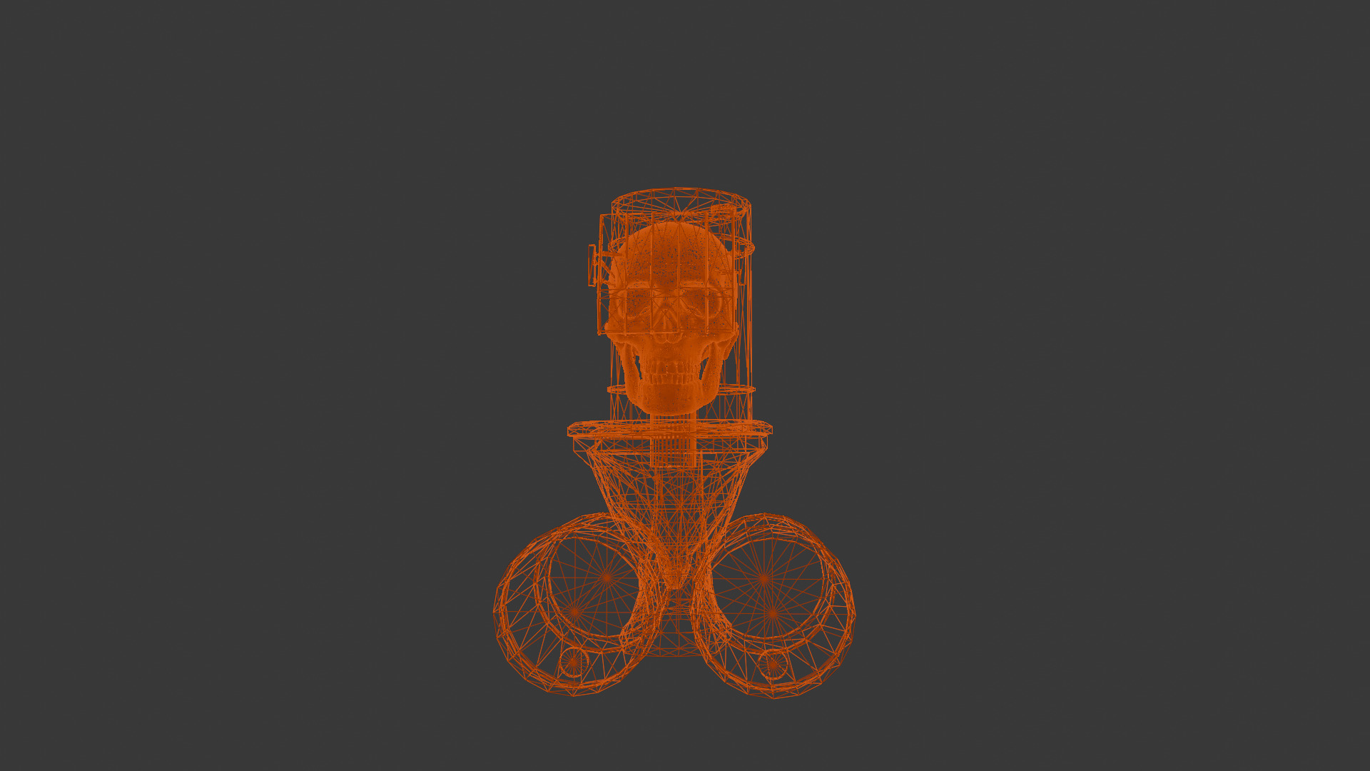 Skibidi Toxic Skull  3D model_6