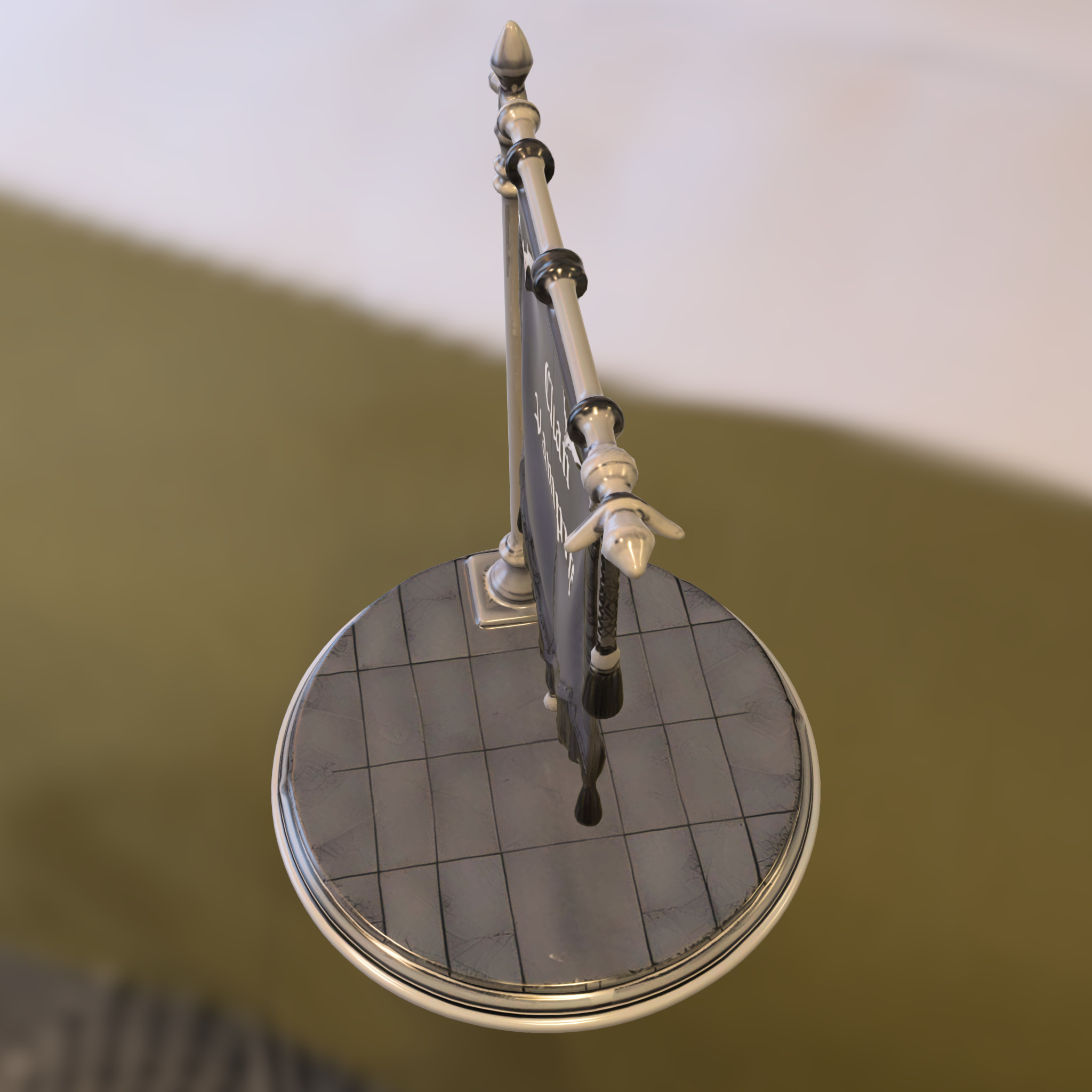 Vampire Clan Banner 3D model_2