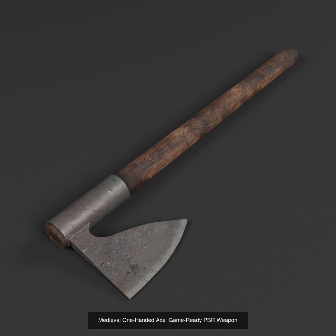3D Medieval Axe Collection _1
