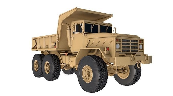 M929A2 All Wheel Drive Dump Truck  3D model