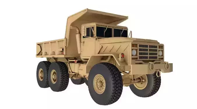 M929A2 All Wheel Drive Dump Truck  3D model