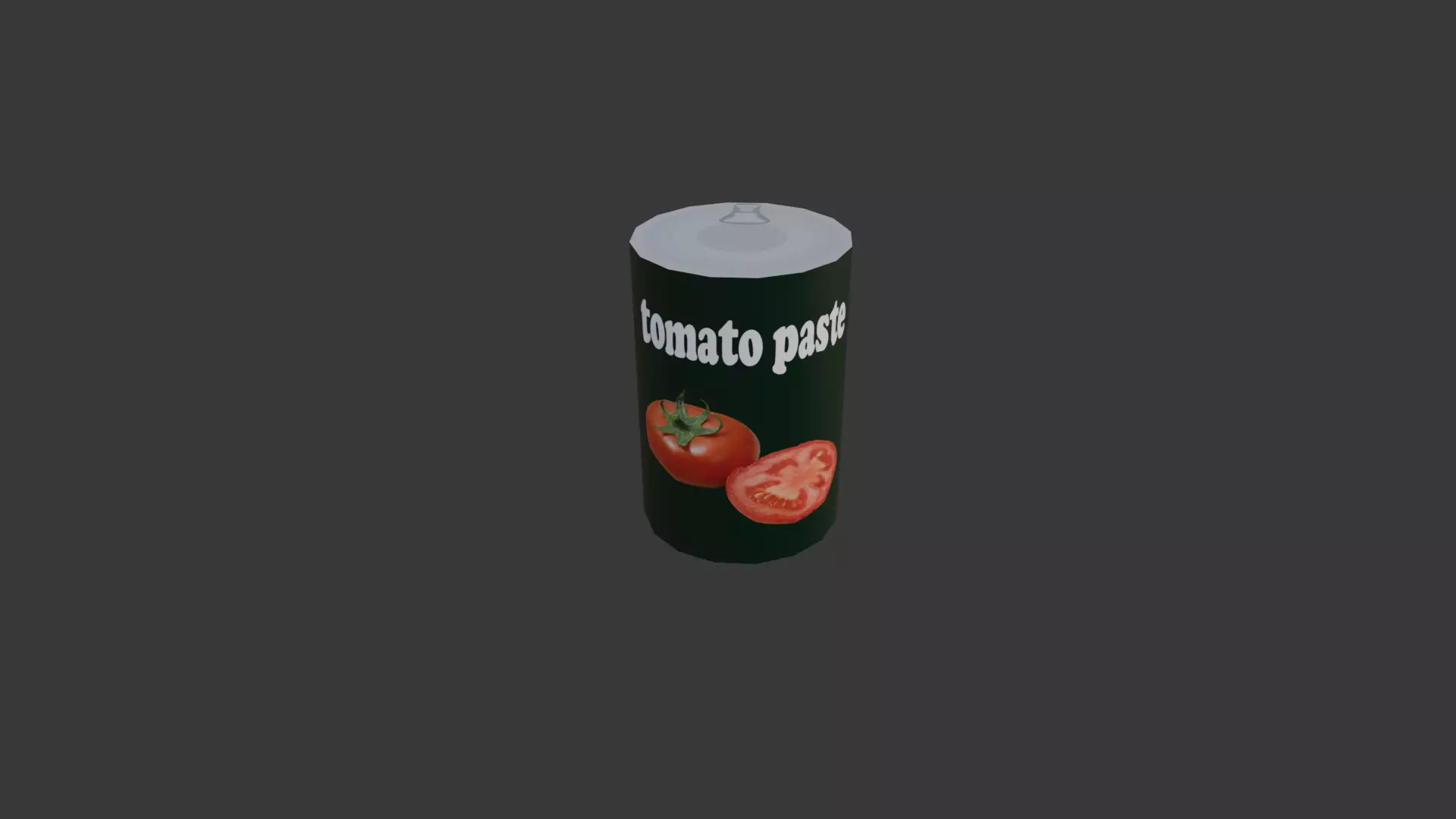 tomato paste  Free low-poly 3D model_0