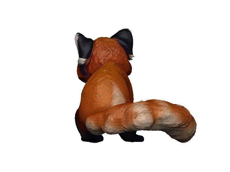 Panda Low-poly 3D model_7